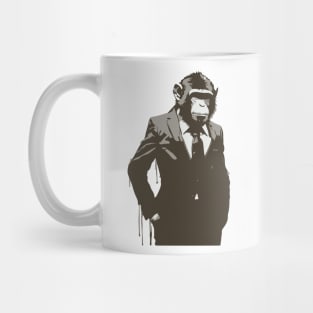 monkey in suit Mug